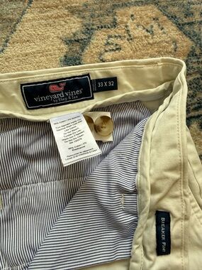 Vineyard Vines Men’s Breaker Pant - Light Beige